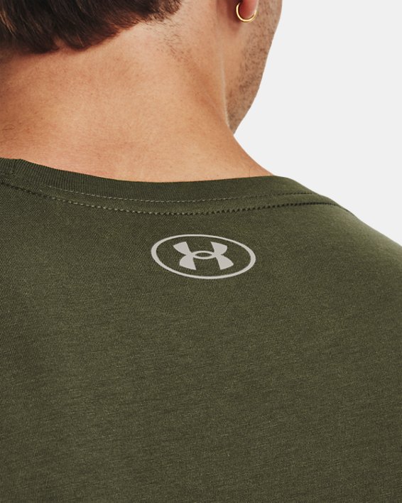 Men's UA Boxed Sportstyle Short Sleeve T-Shirt in Green image number 3